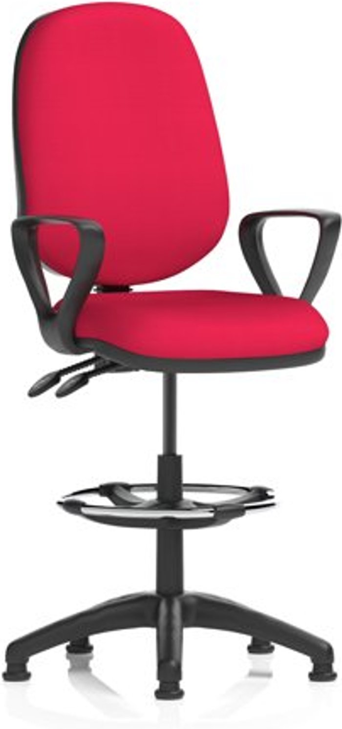 Office Monster | Eclipse II Eclipse II Lever Task Operator Chair Bergamot Cherry Fully Bespoke Colour With Loop Arms With Hi Rise Draughtsman Kit Eclipse II Eclipse II Lever Task Operator Chair Bergamot Cherry Fully Bespoke Colour With Loop Arms With Hi Rise Draughtsman Kit