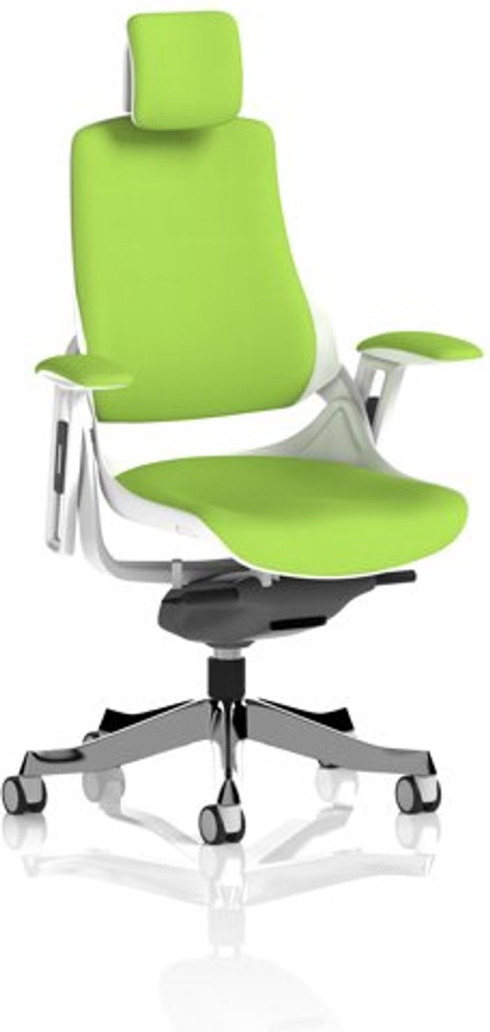 Office Monster | Zure Zure With Headrest Fully Bespoke Colour Myrrh Green Zure Zure With Headrest Fully Bespoke Colour Myrrh Green