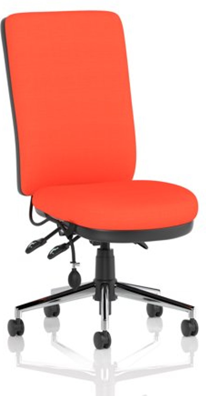 Office Monster | Chiro Chiro High Back Bespoke Colour Orange No Arms Chiro Chiro High Back Bespoke Colour Orange No Arms
