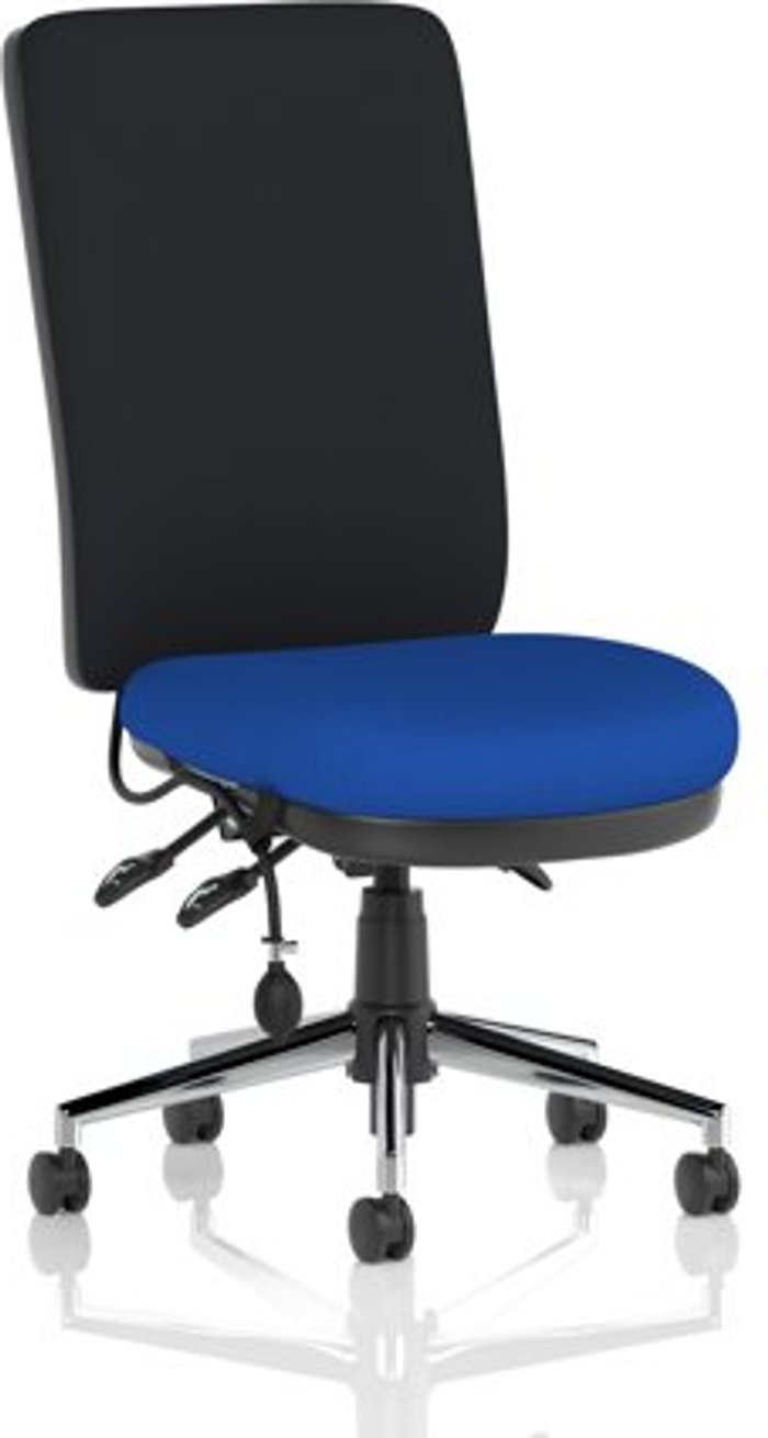 Office Monster | Chiro Chiro High Back Bespoke Colour Seat Admiral Blue No Arms Chiro Chiro High Back Bespoke Colour Seat Admiral Blue No Arms