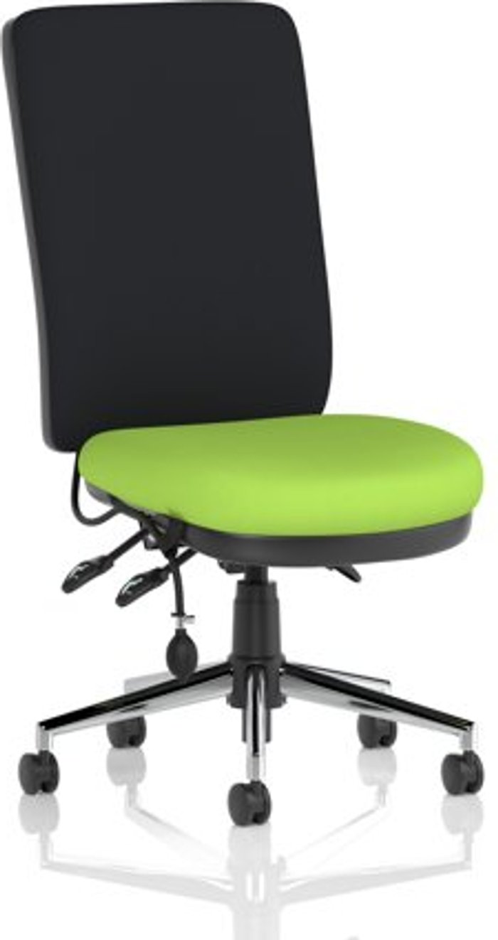 Office Monster | Chiro Chiro High Back Bespoke Colour Seat Lime No Arms Chiro Chiro High Back Bespoke Colour Seat Lime No Arms