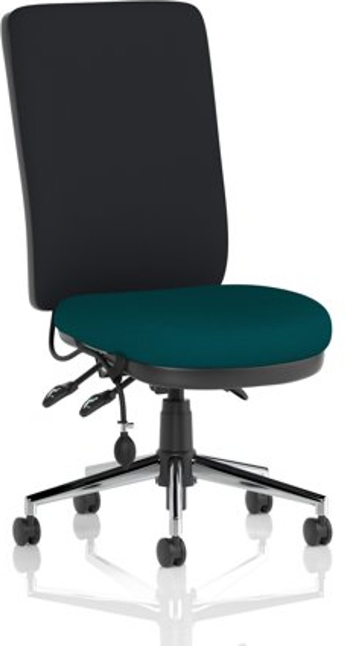 Office Monster | Chiro Chiro High Back Bespoke Colour Seat Teal No Arms Chiro Chiro High Back Bespoke Colour Seat Teal No Arms