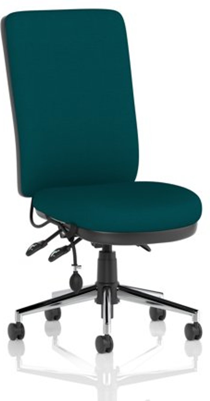 Office Monster | Chiro Chiro High Back Bespoke Colour Teal No Arms Chiro Chiro High Back Bespoke Colour Teal No Arms