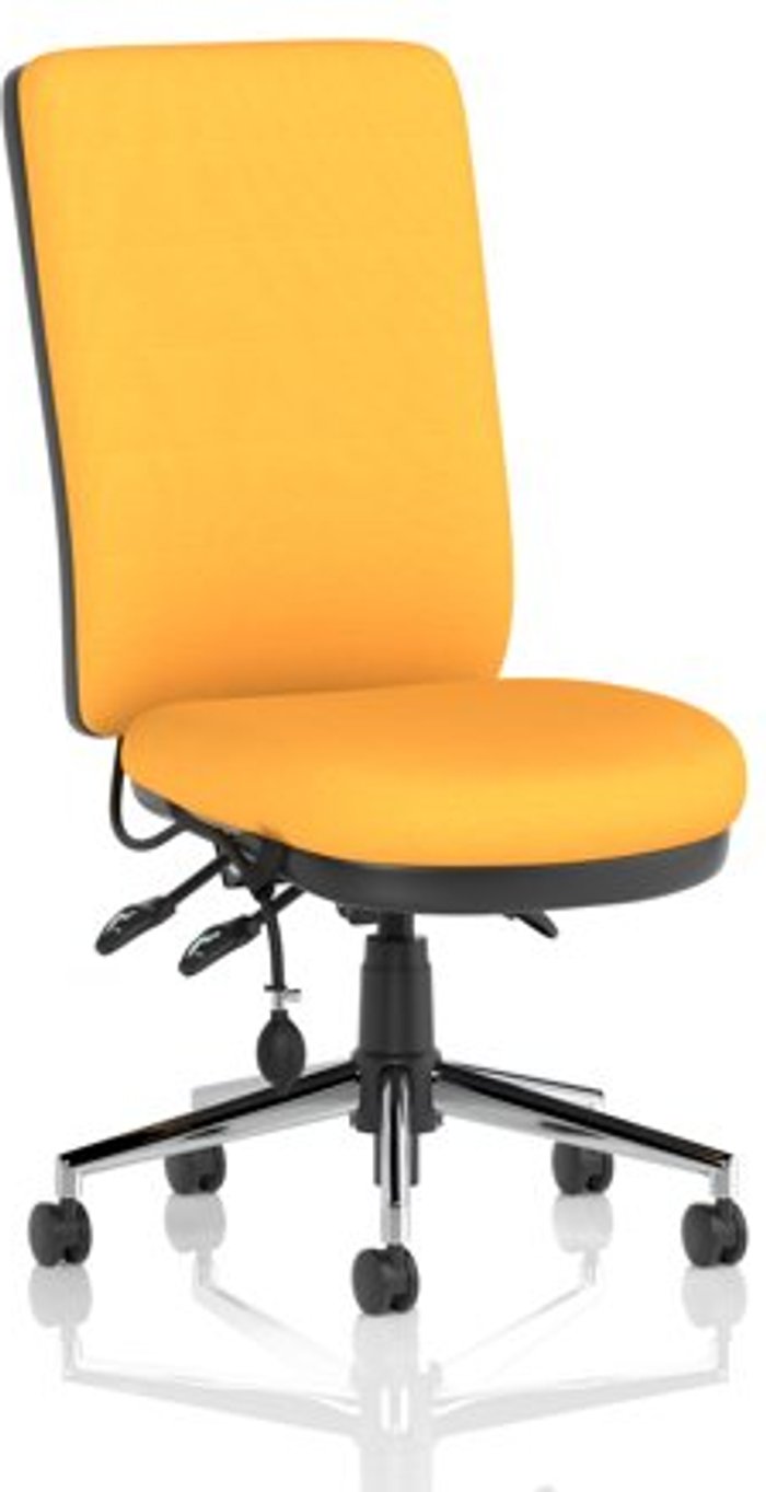 Office Monster | Chiro Chiro High Back Bespoke Colour Yellow No Arms Chiro Chiro High Back Bespoke Colour Yellow No Arms