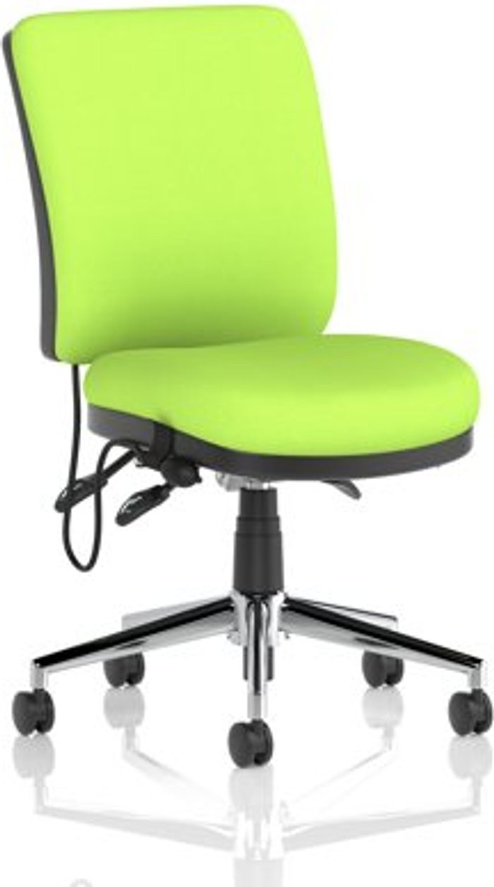 Office Monster | Chiro Chiro Medium Back Bespoke Colour Lime No Arms Chiro Chiro Medium Back Bespoke Colour Lime No Arms