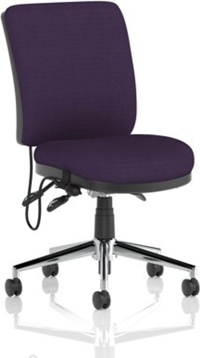 Office Monster | Chiro Chiro Medium Back Bespoke Colour Purple No Arms Chiro Chiro Medium Back Bespoke Colour Purple No Arms