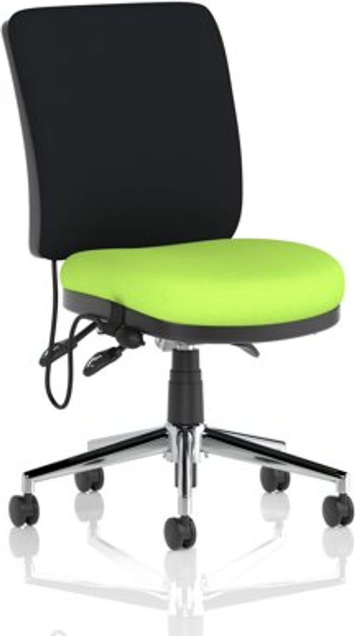 Office Monster | Chiro Chiro Medium Back Bespoke Colour Seat Lime No Arms Chiro Chiro Medium Back Bespoke Colour Seat Lime No Arms