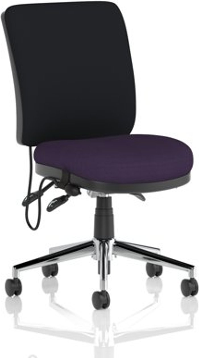 Office Monster | Chiro Chiro Medium Back Bespoke Colour Seat Purple No Arms Chiro Chiro Medium Back Bespoke Colour Seat Purple No Arms