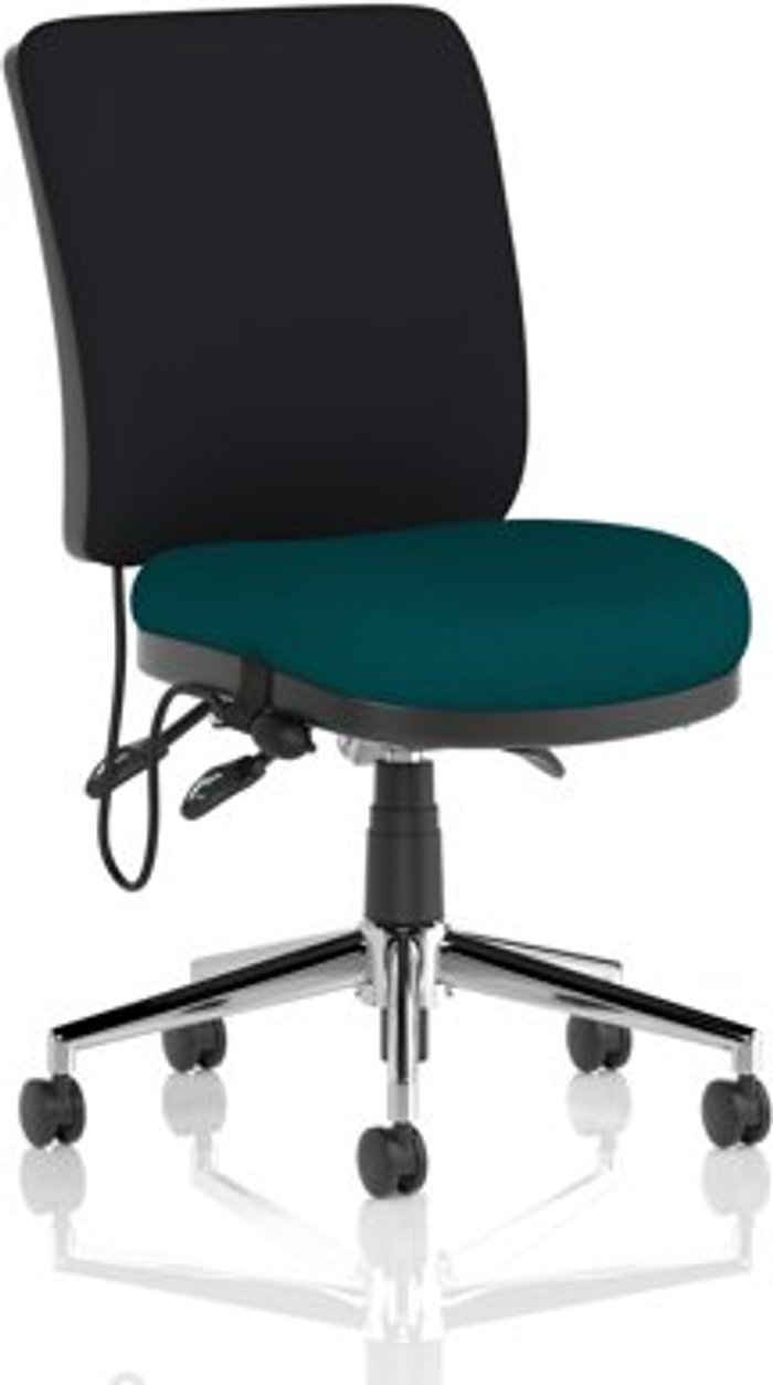 Office Monster | Chiro Chiro Medium Back Bespoke Colour Seat Teal No Arms Chiro Chiro Medium Back Bespoke Colour Seat Teal No Arms