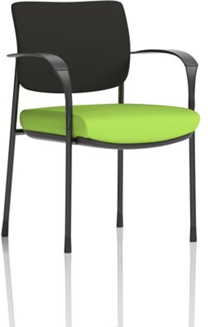 Office Monster | Brunswick Deluxe Brunswick Deluxe Black Fabric Back Black Frame Bespoke Colour Seat Myrrh Green With Arms Brunswick Deluxe Brunswick Deluxe Black Fabric Back Black Frame Bespoke Colour Seat Myrrh Green With Arms