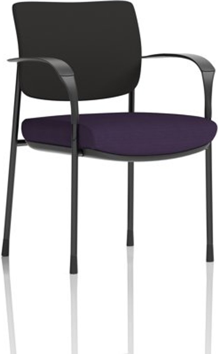 Office Monster | Brunswick Deluxe Brunswick Deluxe Black Fabric Back Black Frame Bespoke Colour Seat Tansy Purple With Arms Brunswick Deluxe Brunswick Deluxe Black Fabric Back Black Frame Bespoke Colour Seat Tansy Purple With Arms