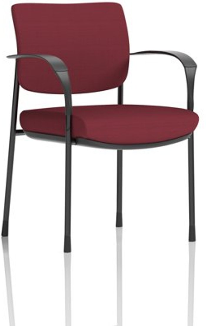 Office Monster | Brunswick Deluxe Brunswick Deluxe Black Frame Bespoke Colour Back And Seat Ginseng Chilli With Arms Brunswick Deluxe Brunswick Deluxe Black Frame Bespoke Colour Back And Seat Ginseng Chilli With Arms