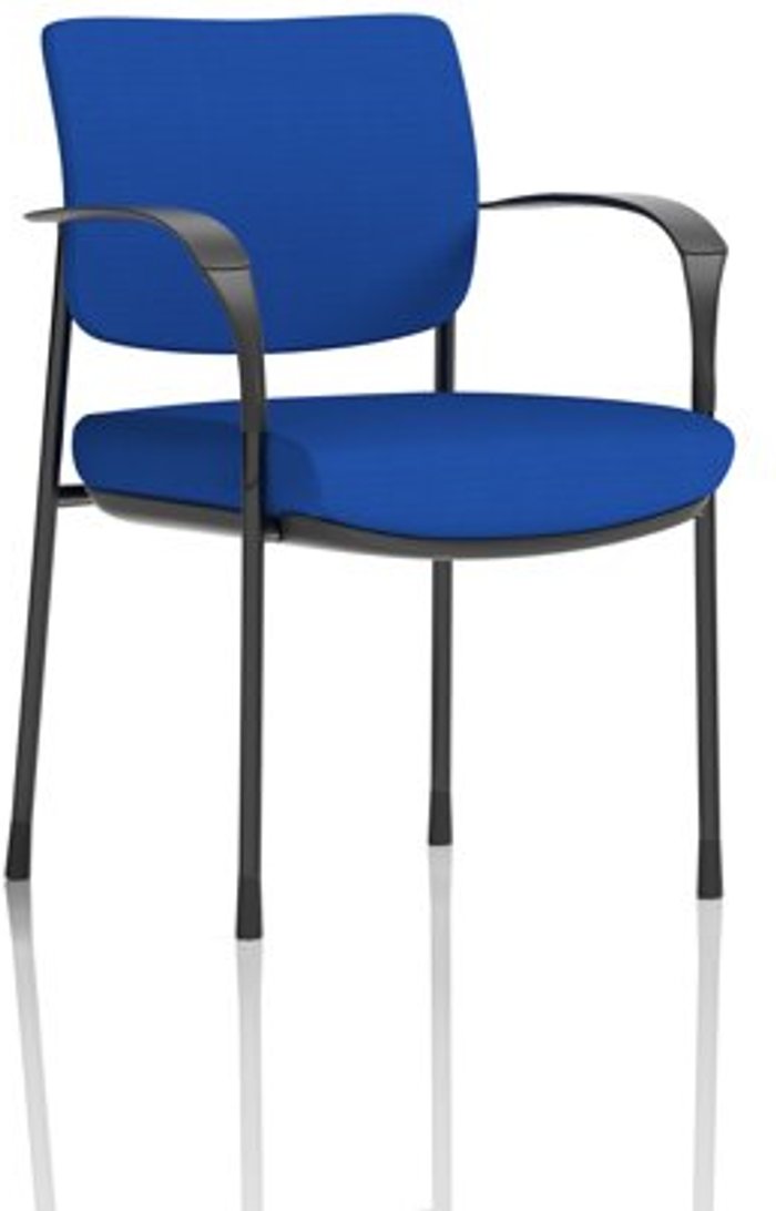 Office Monster | Brunswick Deluxe Brunswick Deluxe Black Frame Bespoke Colour Back And Seat Stevia Blue With Arms Brunswick Deluxe Brunswick Deluxe Black Frame Bespoke Colour Back And Seat Stevia Blue With Arms