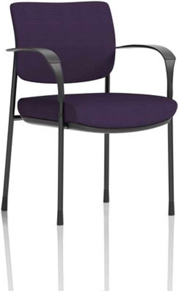 Office Monster | Brunswick Deluxe Brunswick Deluxe Black Frame Bespoke Colour Back And Seat Tansy Purple With Arms Brunswick Deluxe Brunswick Deluxe Black Frame Bespoke Colour Back And Seat Tansy Purple With Arms