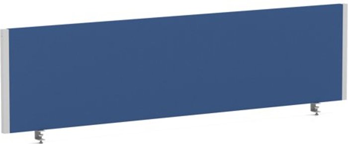 Office Monster | Evolve Evolve Bench Screen 1600 Blue Silver Frame Evolve Evolve Bench Screen 1600 Blue Silver Frame