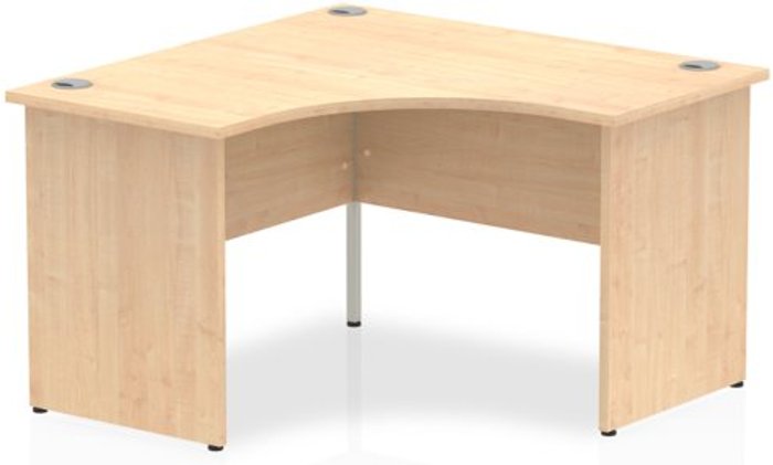 Office Monster | Impulse Impulse 1200mm Corner Desk Maple Top Panel End Leg Impulse Impulse 1200mm Corner Desk Maple Top Panel End Leg