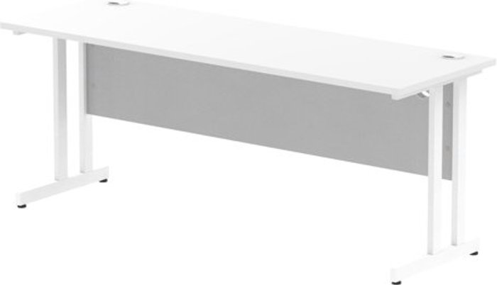 Office Monster | Impulse Impulse 1800/600 Rectangle White Cantilever Leg Desk White Impulse Impulse 1800/600 Rectangle White Cantilever Leg Desk White