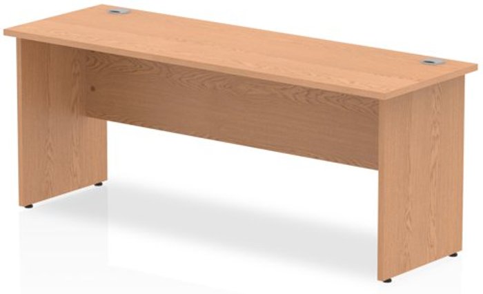 Office Monster | Impulse Impulse 1800/600 Rectangle Panel End Leg Desk Oak Impulse Impulse 1800/600 Rectangle Panel End Leg Desk Oak