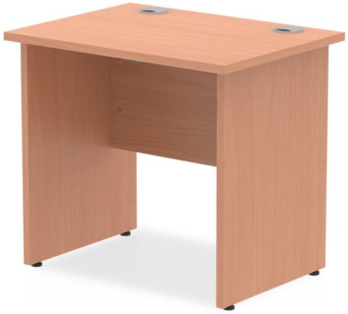 Office Monster | Impulse Impulse 800/600 Rectangle Panel End Leg Desk Beech Impulse Impulse 800/600 Rectangle Panel End Leg Desk Beech