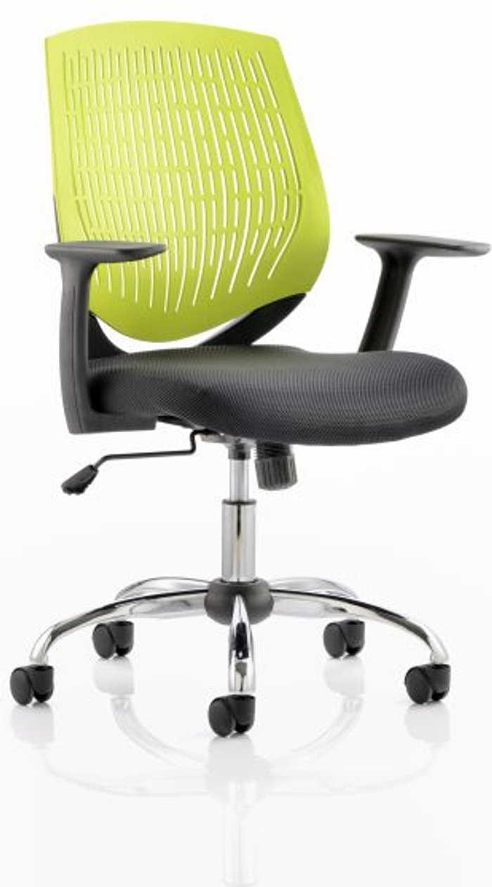 Office Monster | Dura Dura Task Operator Chair Green With Arms Dura Dura Task Operator Chair Green With Arms
