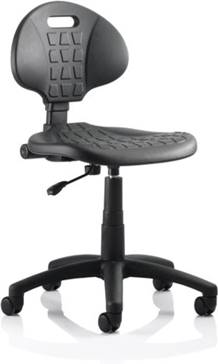 Office Monster | Malaga Malaga Task Wipe Clean Operator Chair Black Polyurethane Seat And Back Without Arms Malaga Malaga Task Wipe Clean Operator Chair Black Polyurethane Seat And Back Without Arms