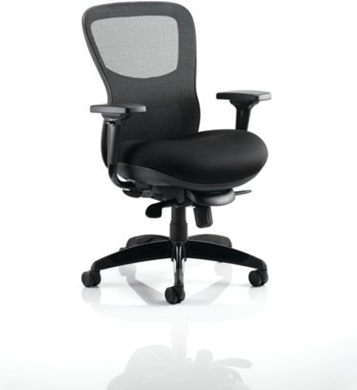 Office Monster | Stealth Stealth Shadow Ergo Posture Chair Black Airmesh Seat And Mesh Back With Arms Stealth Stealth Shadow Ergo Posture Chair Black Airmesh Seat And Mesh Back With Arms