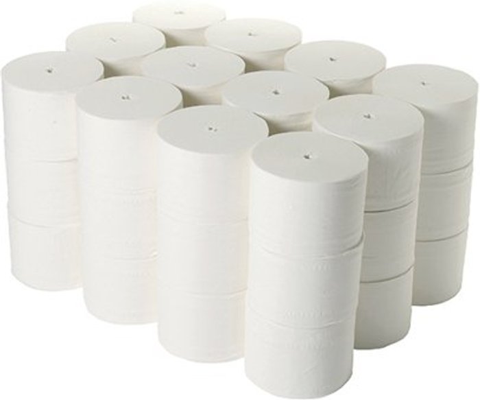 Office Monster | 2Work 2Work Micro Twin Coreless Toilet Rolls 2-Ply 800 Sheets (Pack of 36) 2W00697 2Work 2Work Micro Twin Coreless Toilet Rolls 2-Ply 800 Sheets (Pack of 36) 2W00697