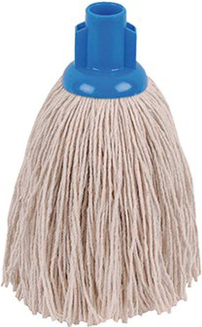 Office Monster | 2Work 2Work Twine Rough Socket Mop 12oz Blue (Pack of 10) 101851B 2Work 2Work Twine Rough Socket Mop 12oz Blue (Pack of 10) 101851B