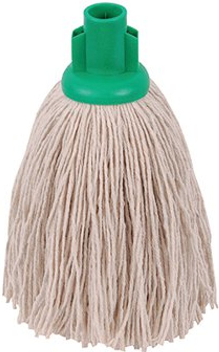Office Monster | 2Work 2Work Twine Rough Socket Mop 12oz Green (Pack of 10) 101851G 2Work 2Work Twine Rough Socket Mop 12oz Green (Pack of 10) 101851G