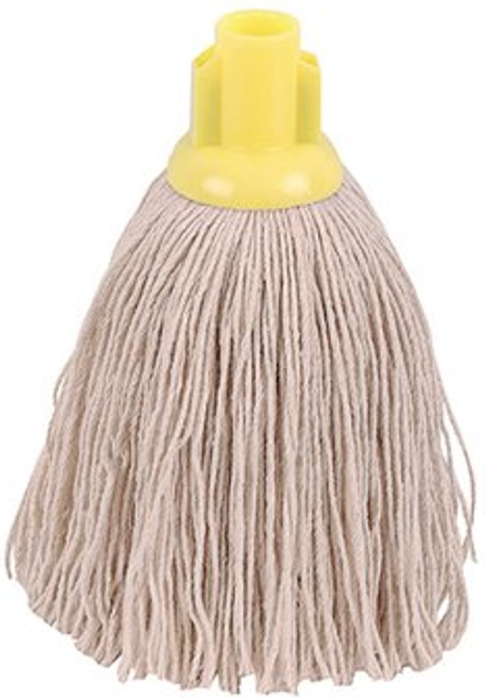 Office Monster | 2Work 2Work Twine Rough Socket Mop 12oz Yellow (Pack of 10) 101851Y 2Work 2Work Twine Rough Socket Mop 12oz Yellow (Pack of 10) 101851Y