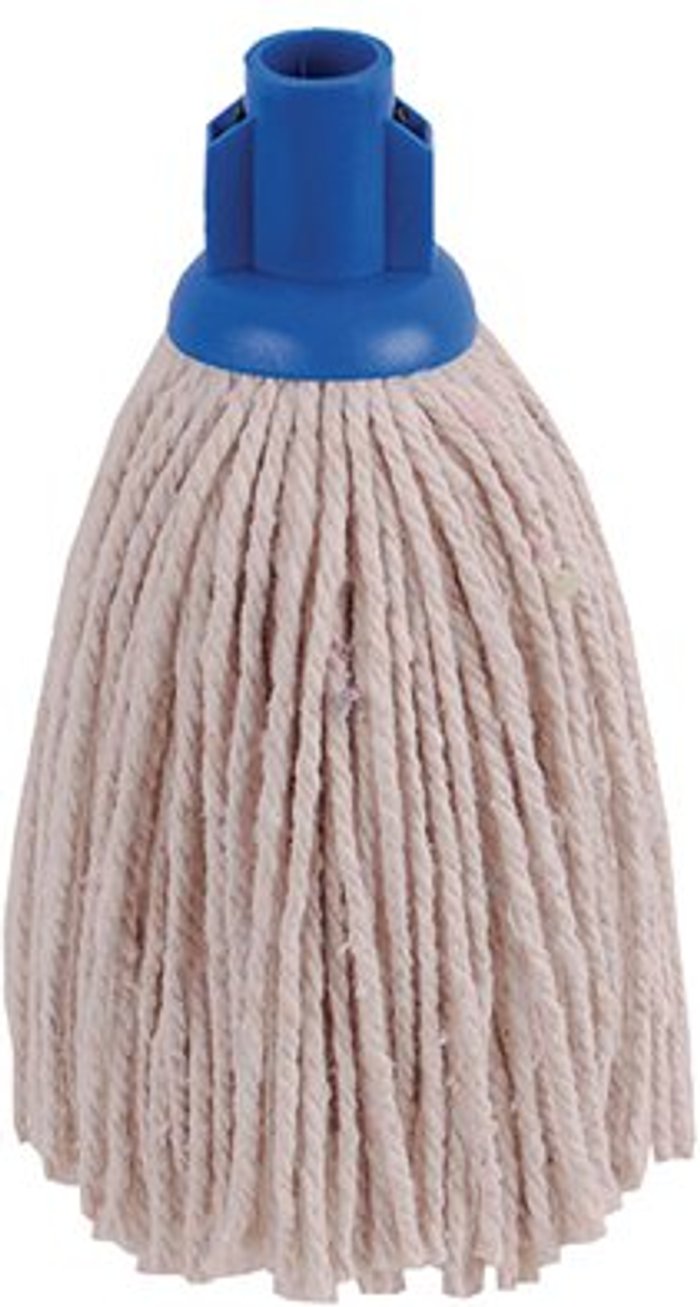 Office Monster | 2Work 2Work PY Smooth Socket Mop 12oz Blue (Pack of 10) 2W04297 2Work 2Work PY Smooth Socket Mop 12oz Blue (Pack of 10) 2W04297