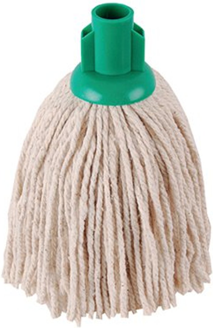 Office Monster | 2Work 2Work PY Smooth Socket Mop 12oz Green (Pack of 10) 2W04298 2Work 2Work PY Smooth Socket Mop 12oz Green (Pack of 10) 2W04298