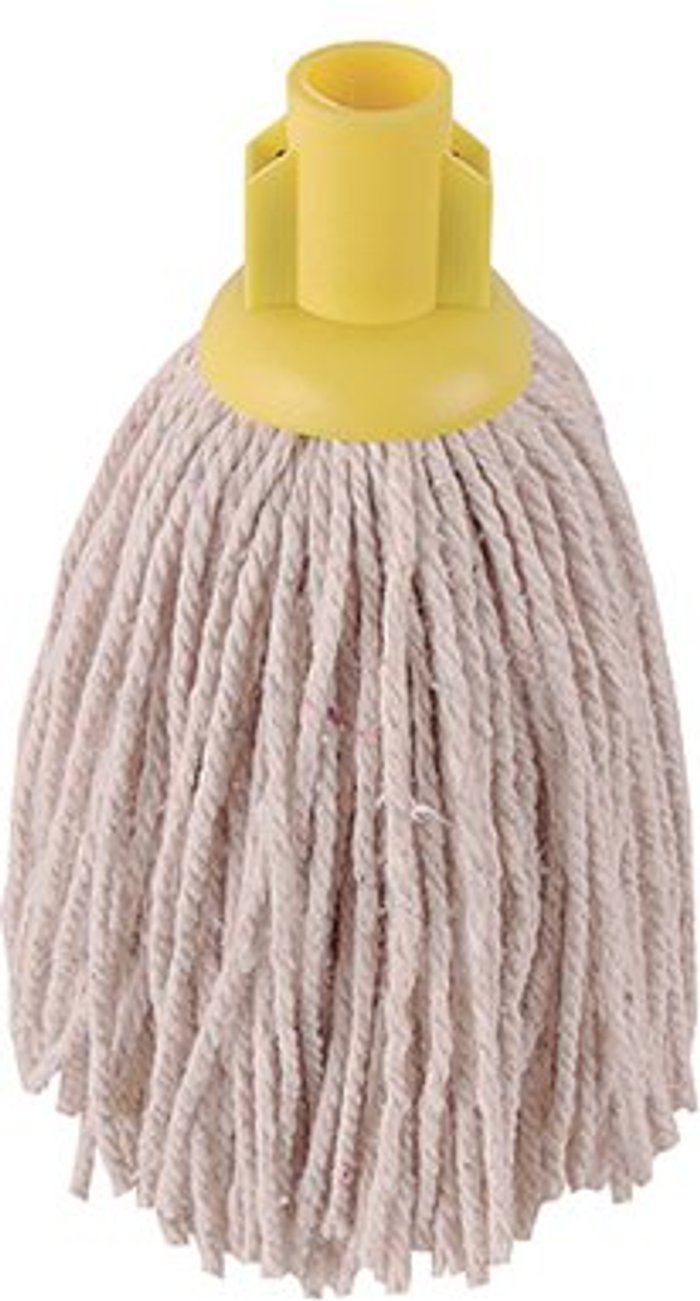 Office Monster | 2Work 2Work PY Smooth Socket Mop 12oz Yellow (Pack of 10) 2W04302 2Work 2Work PY Smooth Socket Mop 12oz Yellow (Pack of 10) 2W04302