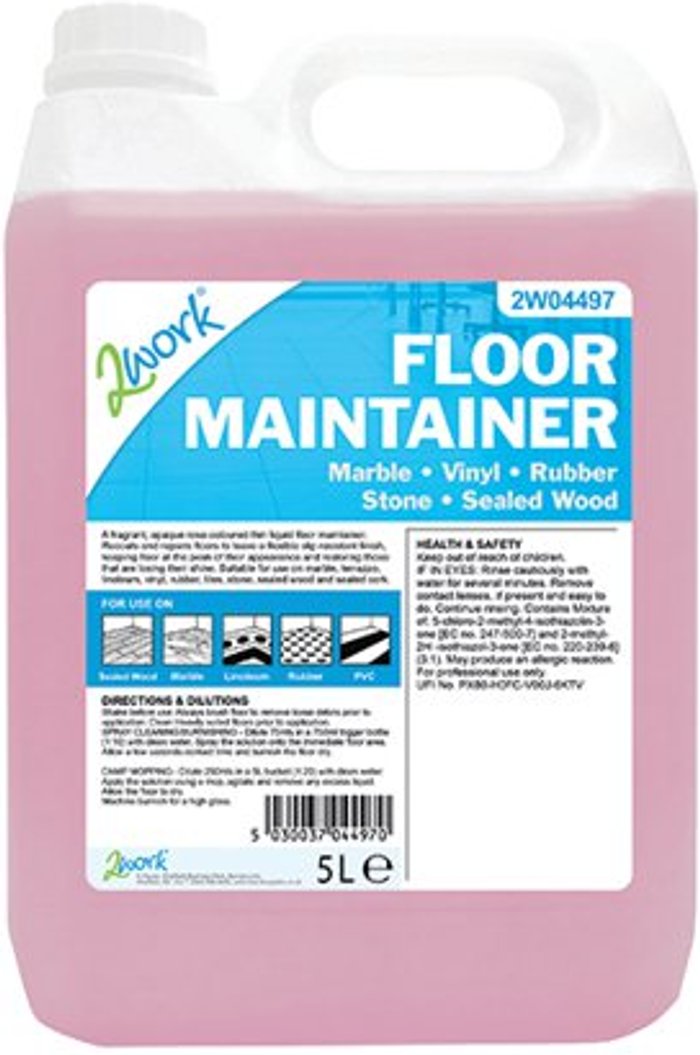 Office Monster | 2Work 2Work Floor Maintainer Concentrate 5 Litre Bulk Bottle 2W04497 2Work 2Work Floor Maintainer Concentrate 5 Litre Bulk Bottle 2W04497