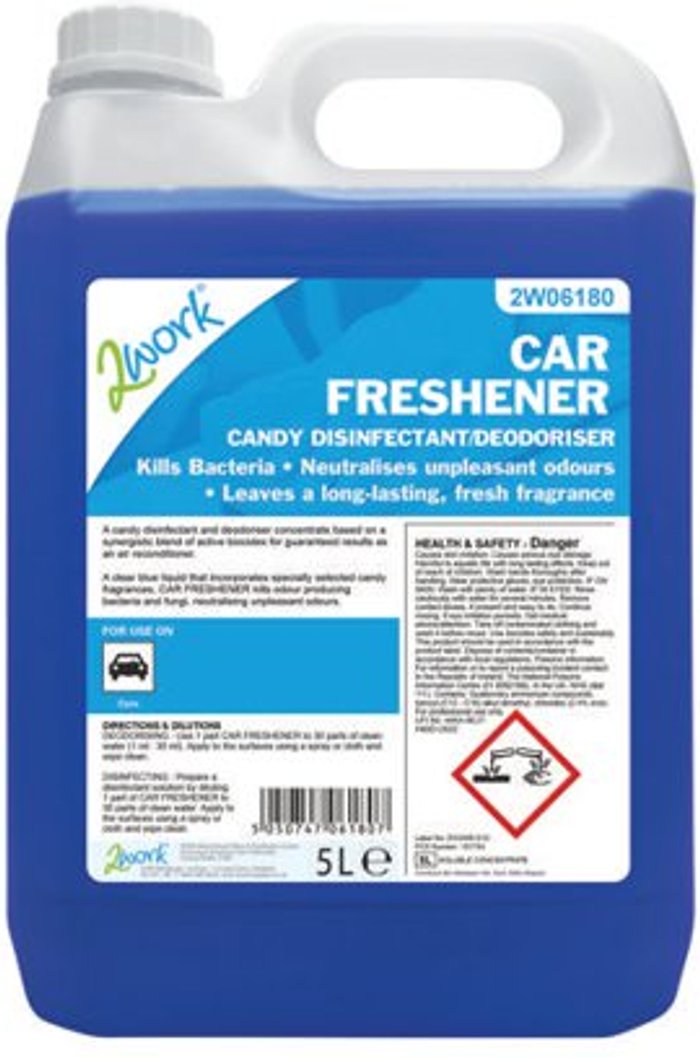 Office Monster | 2Work 2Work Fresh Candy Disinfectant/Deodoriser Concentrate 5L 2W06180 2Work 2Work Fresh Candy Disinfectant/Deodoriser Concentrate 5L 2W06180