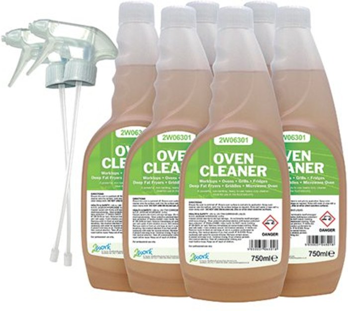 Office Monster | 2Work 2Work Oven Cleaner Trigger Spray 750ml (Pack of 6) 2W07253 2Work 2Work Oven Cleaner Trigger Spray 750ml (Pack of 6) 2W07253
