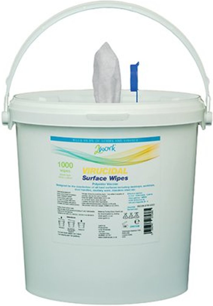 Office Monster | 2Work 2Work Disinfectant Virucidal Multi Surface Wipes (Pack of 1000) 2W07538 2Work 2Work Disinfectant Virucidal Multi Surface Wipes (Pack of 1000) 2W07538