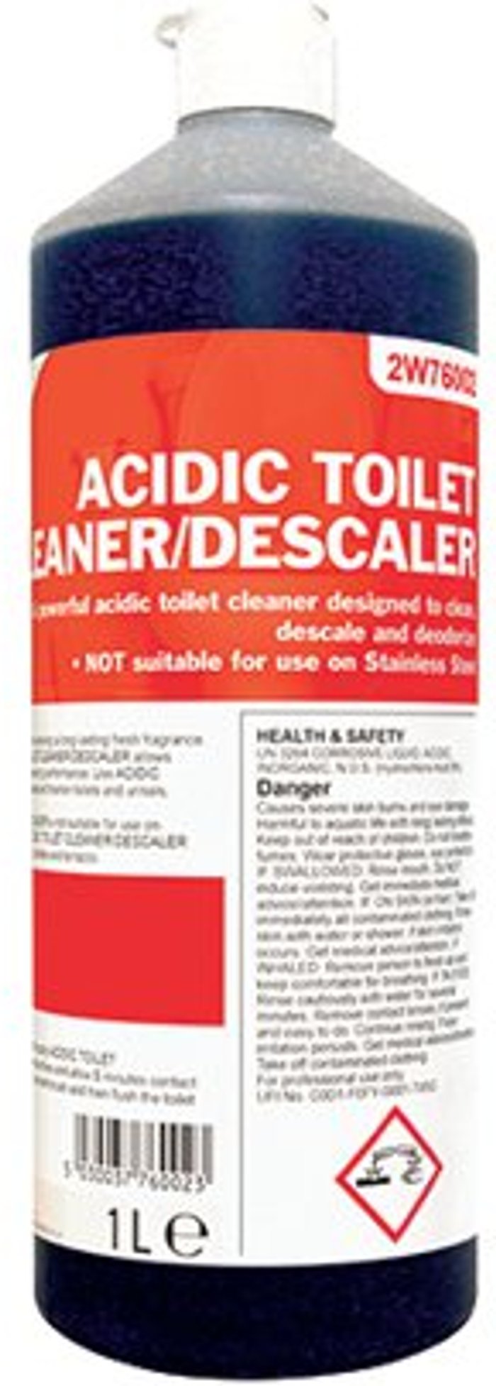 Office Monster | 2Work 2Work Acidic Toilet Cleaner/Descaler/Deodoriser 1 Litre 2W76002 2Work 2Work Acidic Toilet Cleaner/Descaler/Deodoriser 1 Litre 2W76002