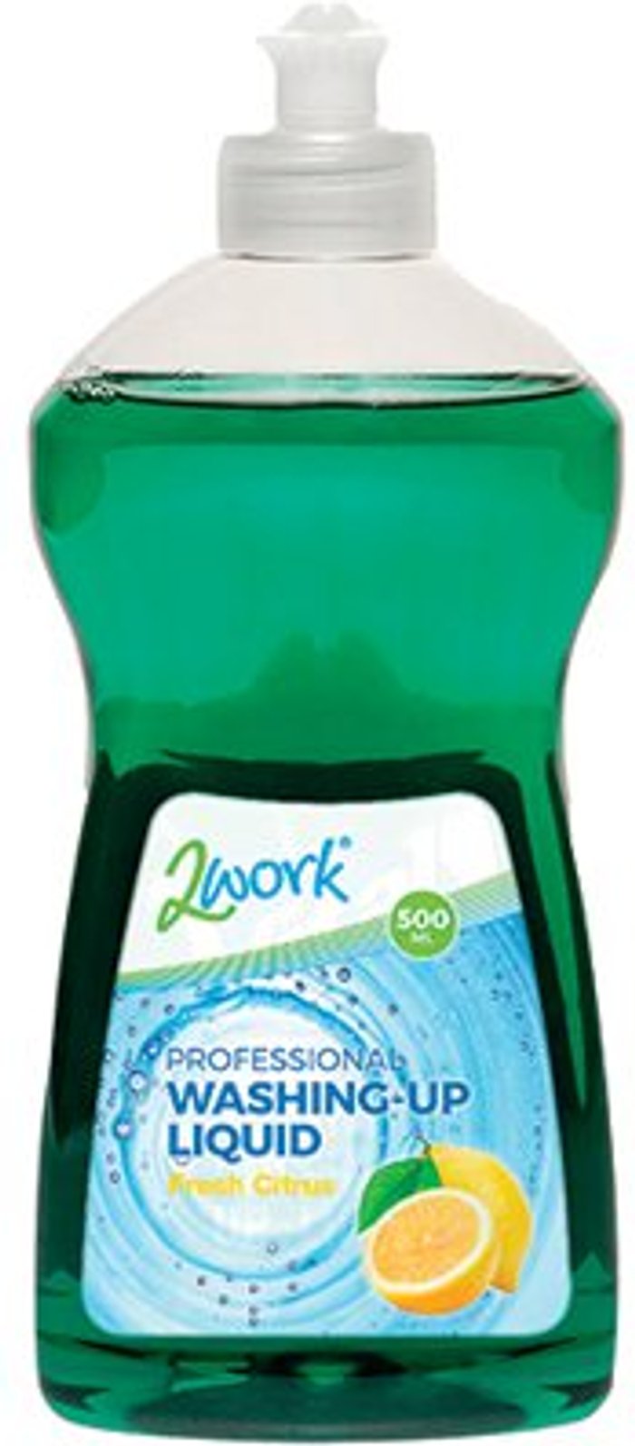 Office Monster | 2Work 2Work Washing Up Liquid Fresh Citrus 500ml (Pack of 12) 2W77762 2Work 2Work Washing Up Liquid Fresh Citrus 500ml (Pack of 12) 2W77762