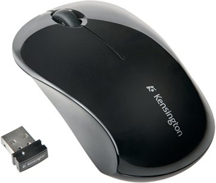 Office Monster | Kensington KENSINGTON ValuMouse Wireless Optical Mouse, Black Kensington KENSINGTON ValuMouse Wireless Optical Mouse, Black