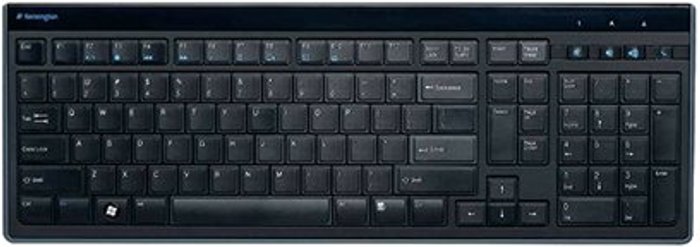 Office Monster | Kensington Kensington Advance Fit Full-Size Slim Keyboard Black K72357UK Kensington Kensington Advance Fit Full-Size Slim Keyboard Black K72357UK