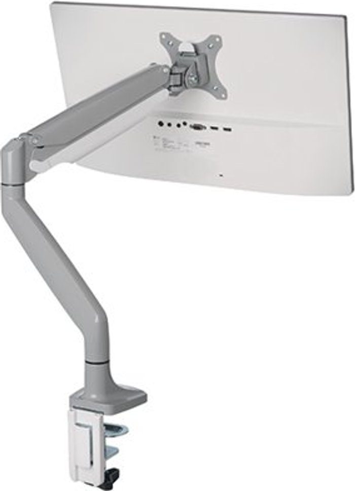 Office Monster | Kensington Kensington SmartFit One-Touch Single Monitor Arm Height Adjustable Grey K55470EU Kensington Kensington SmartFit One-Touch Single Monitor Arm Height Adjustable Grey K55470EU