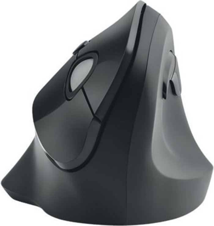 Office Monster | Kensington KENSINGTON Pro Fit Ergo Vertical Wireless Optical Mouse, Black Kensington KENSINGTON Pro Fit Ergo Vertical Wireless Optical Mouse, Black