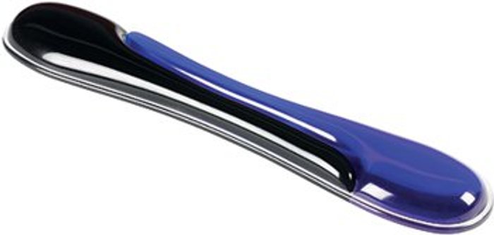 Office Monster | Kensington KENSINGTON Duo Gel Keyboard Wrist Rest - Blue & Black Kensington KENSINGTON Duo Gel Keyboard Wrist Rest - Blue & Black