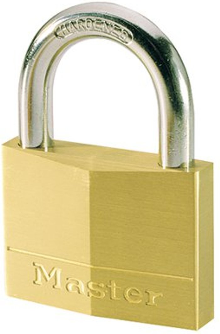 Office Monster | MASTER LOCK Master Lock - 130 Solid Brass 30mm Padlock 4 Pin MASTER LOCK Master Lock - 130 Solid Brass 30mm Padlock 4 Pin