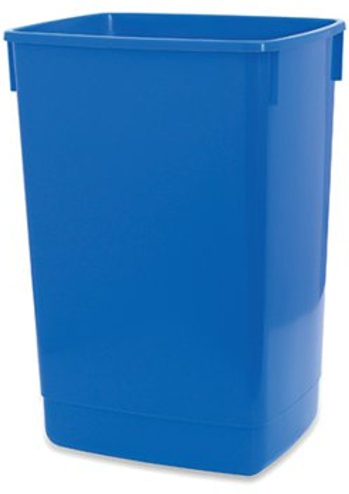 Office Monster | Addis Addis 60 Litre Flip Top Bin Blue Base 510896 Addis Addis 60 Litre Flip Top Bin Blue Base 510896