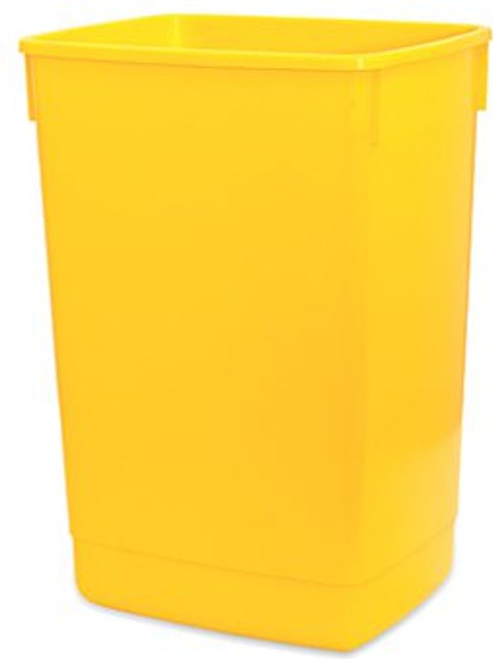 Office Monster | Addis Addis 60 Litre Flip Top Bin Yellow Base 510901 Addis Addis 60 Litre Flip Top Bin Yellow Base 510901