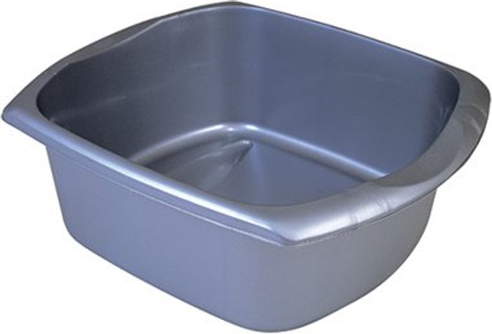 Office Monster | Addis Addis Rectangular Washing Up Bowl 9.5 Litre 9603MET Addis Addis Rectangular Washing Up Bowl 9.5 Litre 9603MET