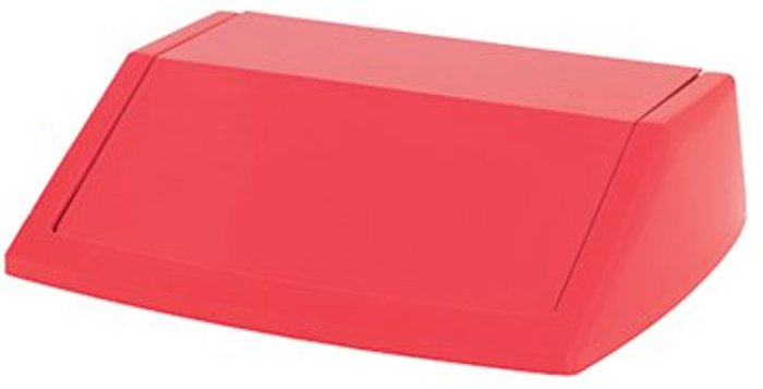 Office Monster | Addis Addis 60 Litre Fliptop Bin Lid Red 512568 Addis Addis 60 Litre Fliptop Bin Lid Red 512568