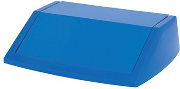 Office Monster | Addis Addis 60 Litre Fliptop Bin Lid Blue 512570 Addis Addis 60 Litre Fliptop Bin Lid Blue 512570